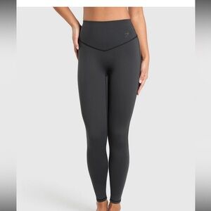 Gymshark ELEVATE LEGGINGS Black High-Rise Seamless Small